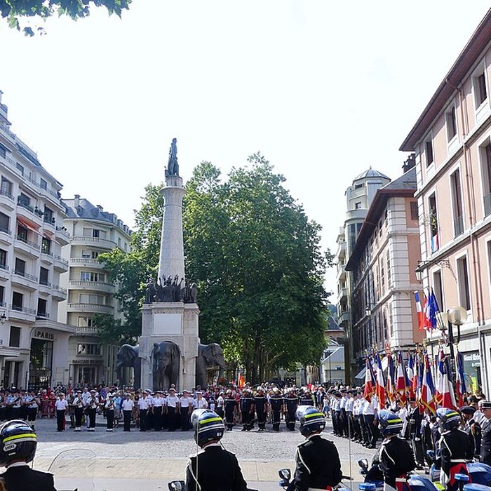 Photo de Fontaine des éléphants de Chambéry