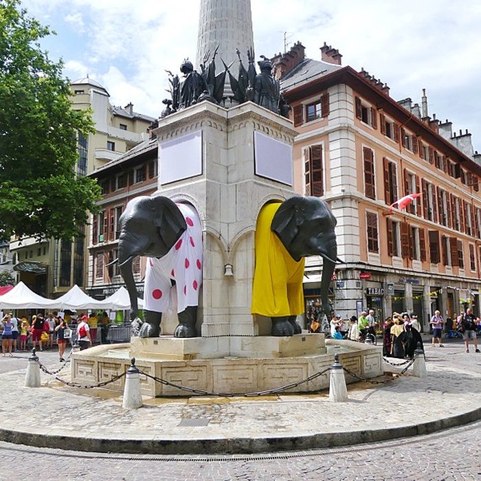 Photo de Fontaine des éléphants de Chambéry