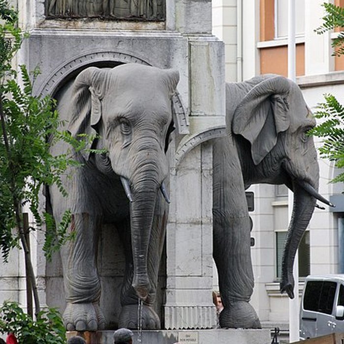 Photo de Fontaine des éléphants de Chambéry