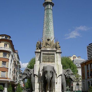 Fontaine des éléphants de Chambéry