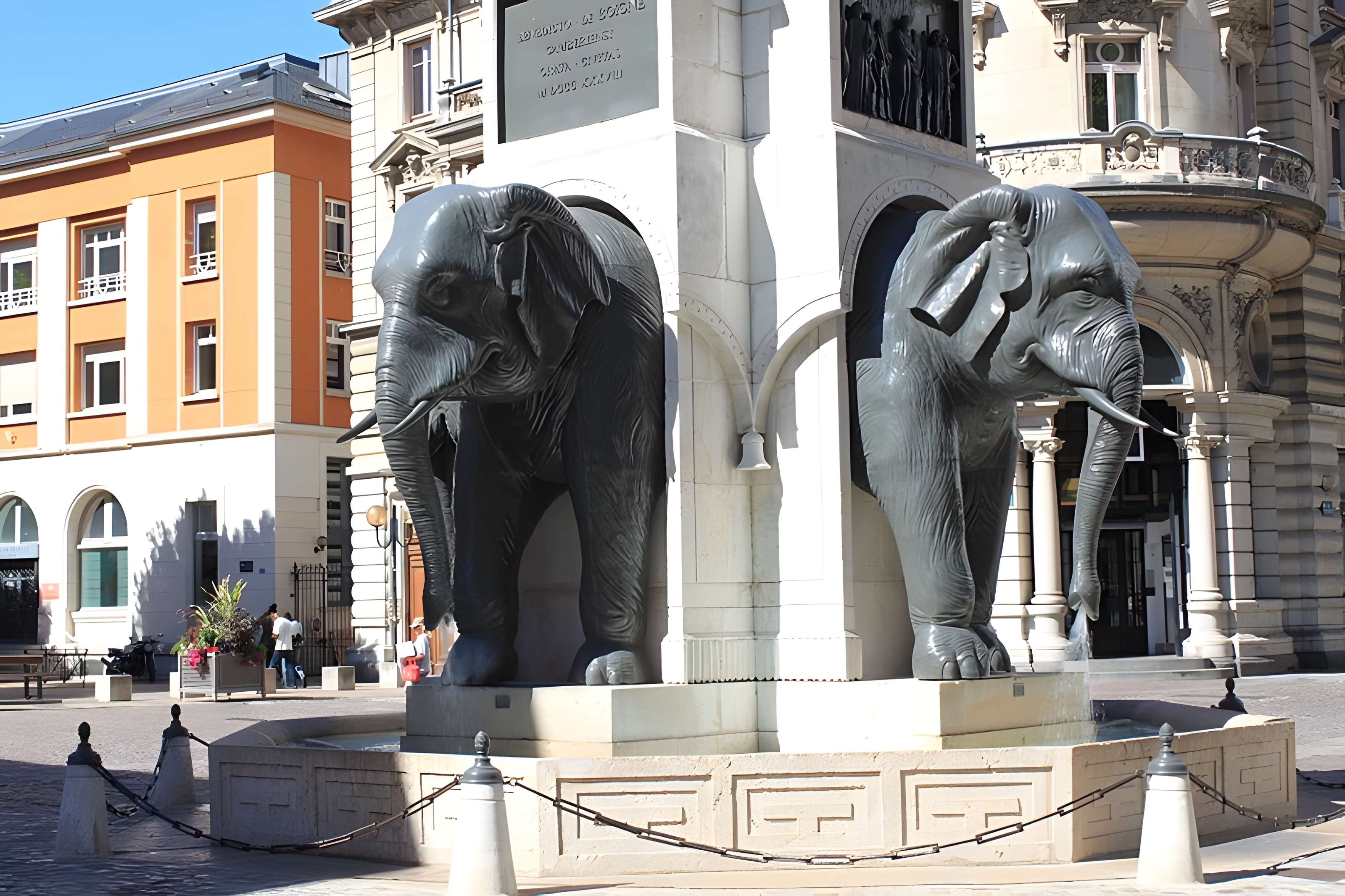 Fontaine des éléphants de Chambéry