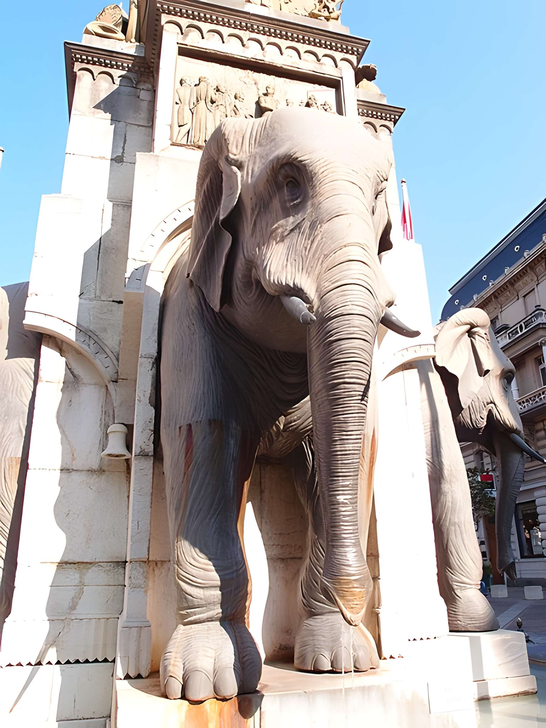 Fontaine des éléphants de Chambéry