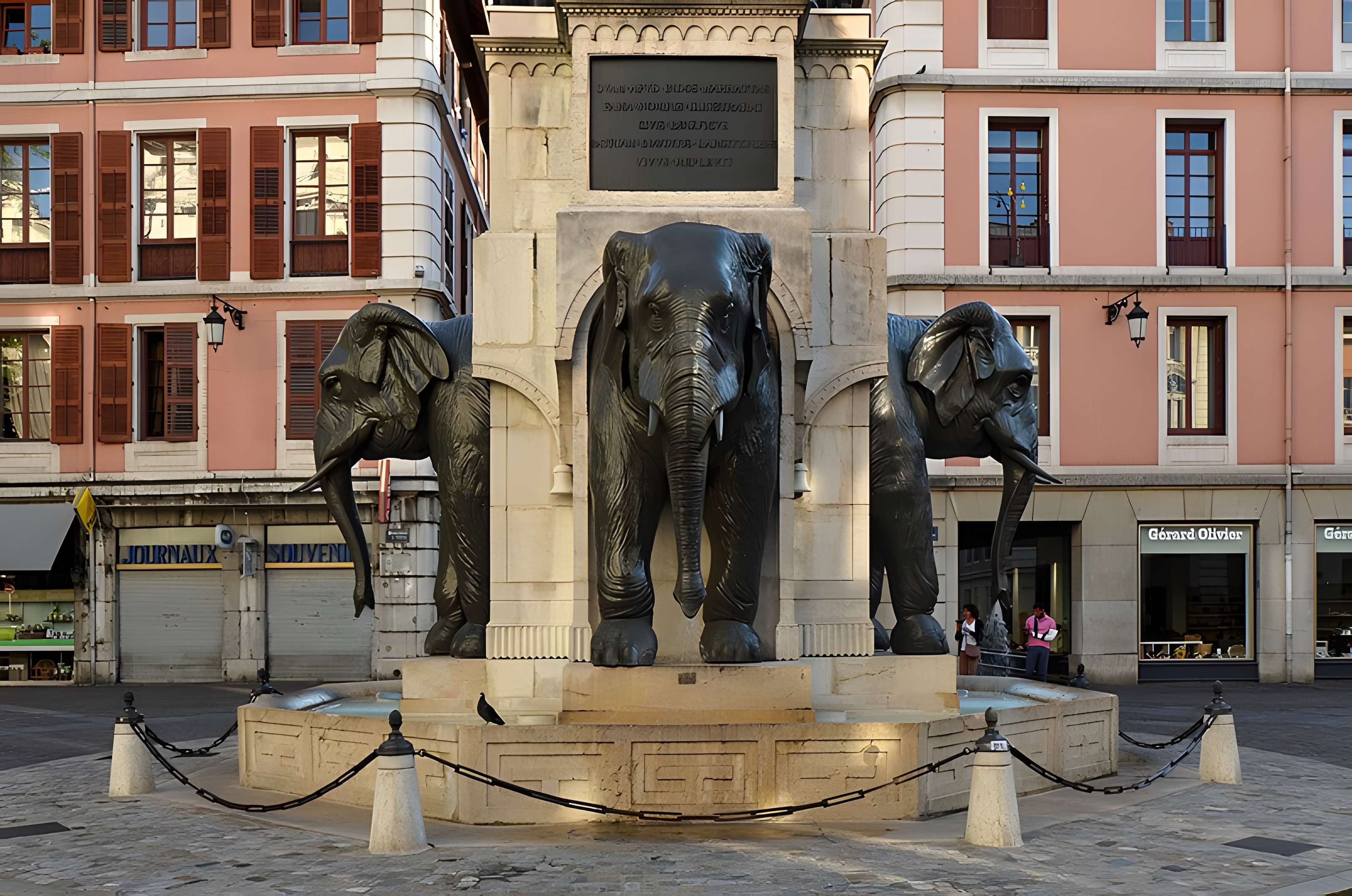 Fontaine des éléphants de Chambéry