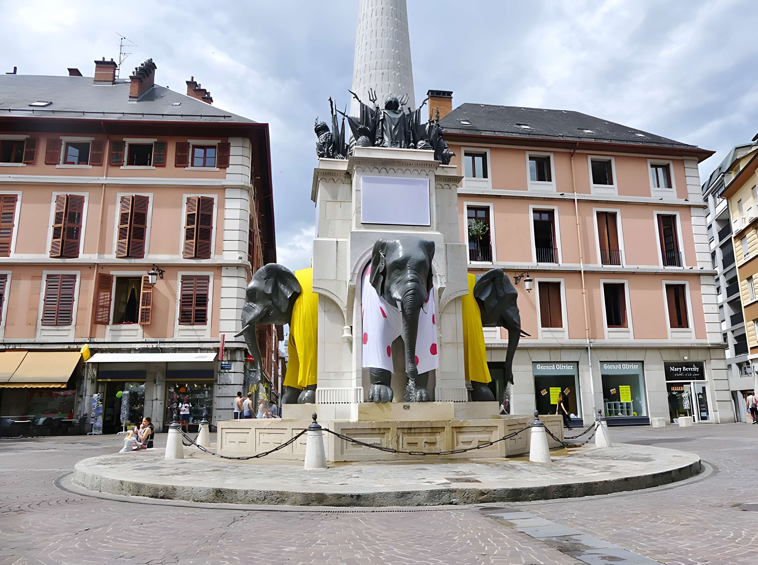 Fontaine des éléphants de Chambéry