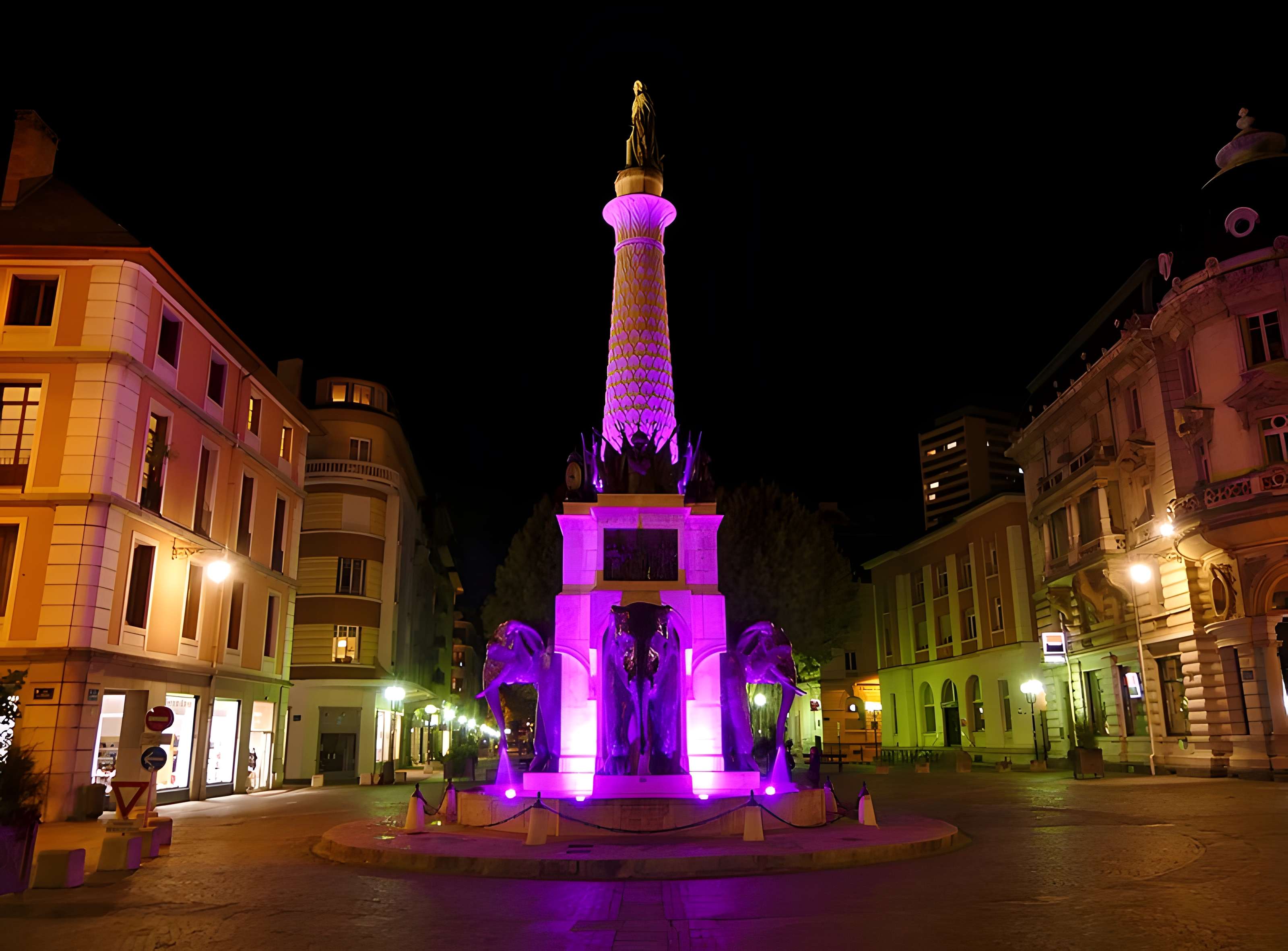 Fontaine des éléphants de Chambéry