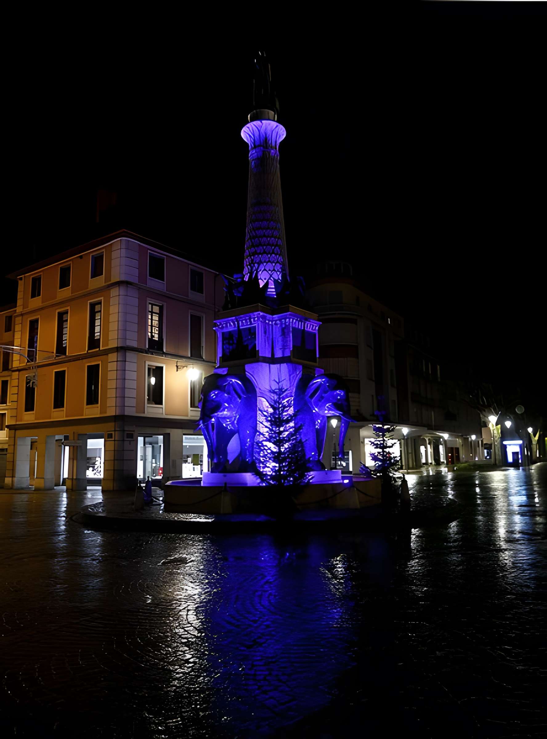Fontaine des éléphants de Chambéry