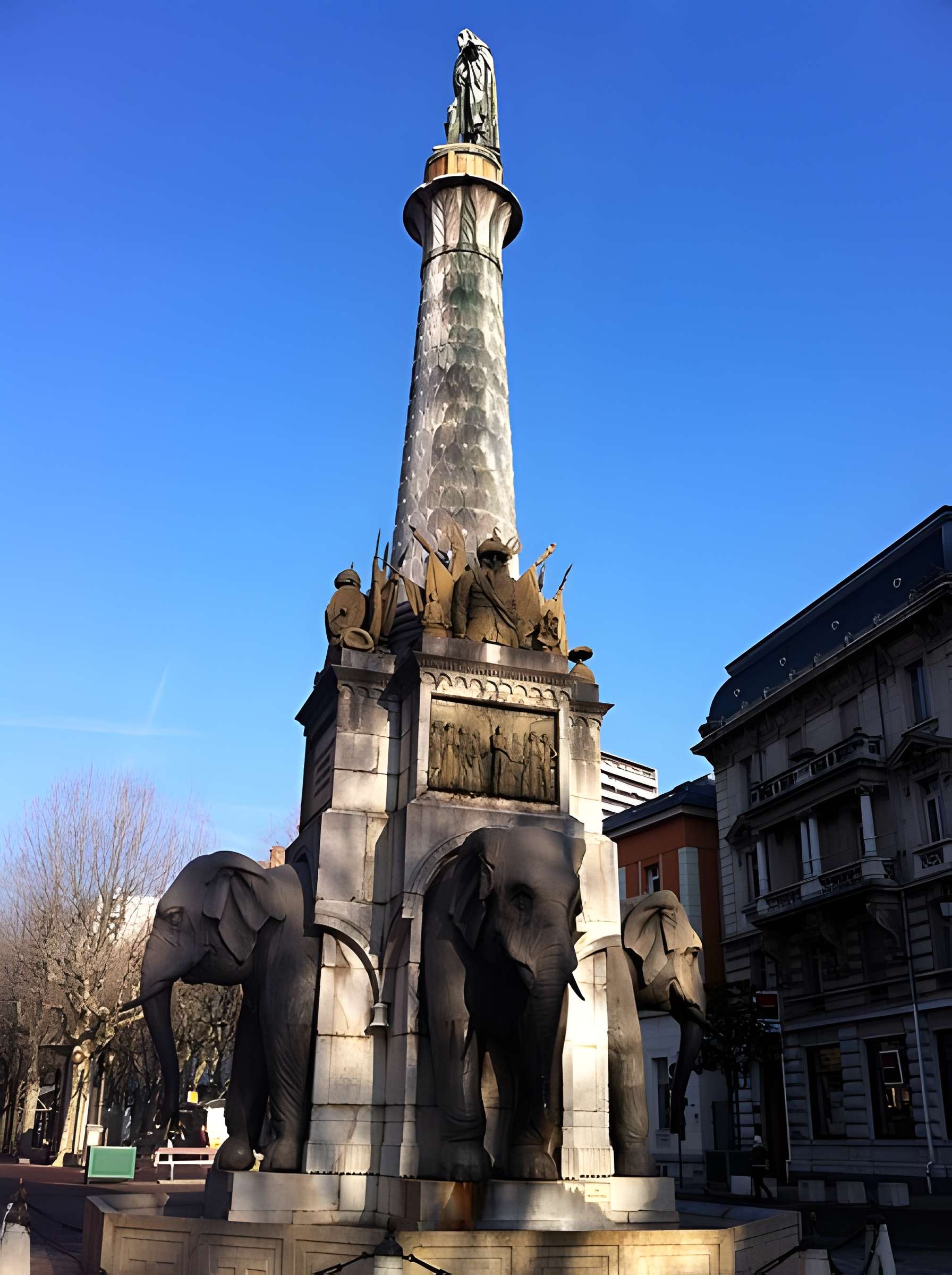Fontaine des éléphants de Chambéry