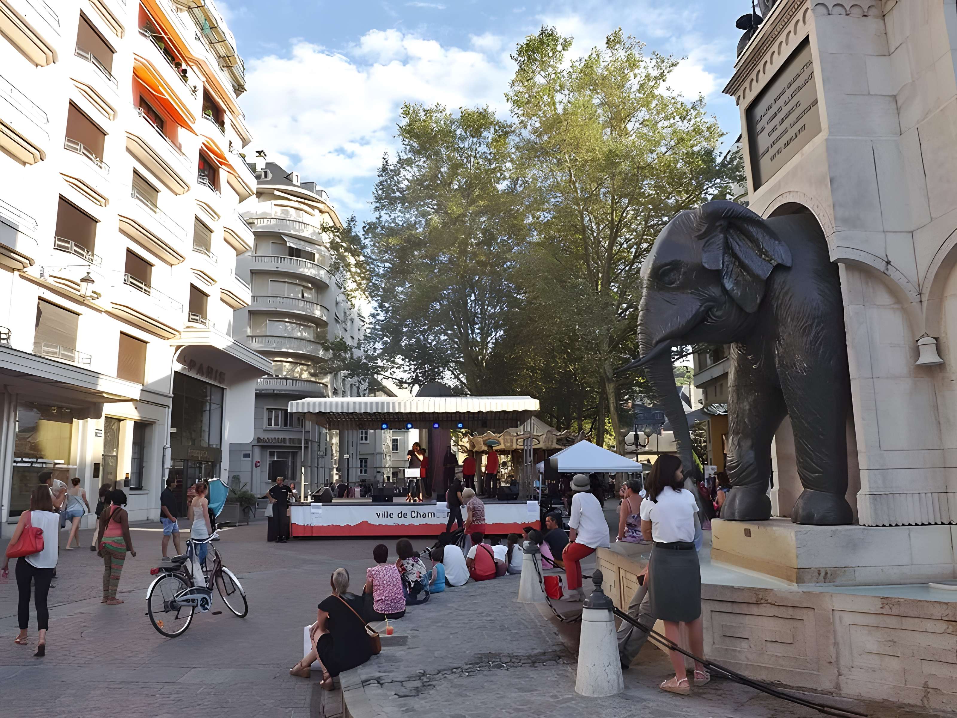 Fontaine des éléphants de Chambéry