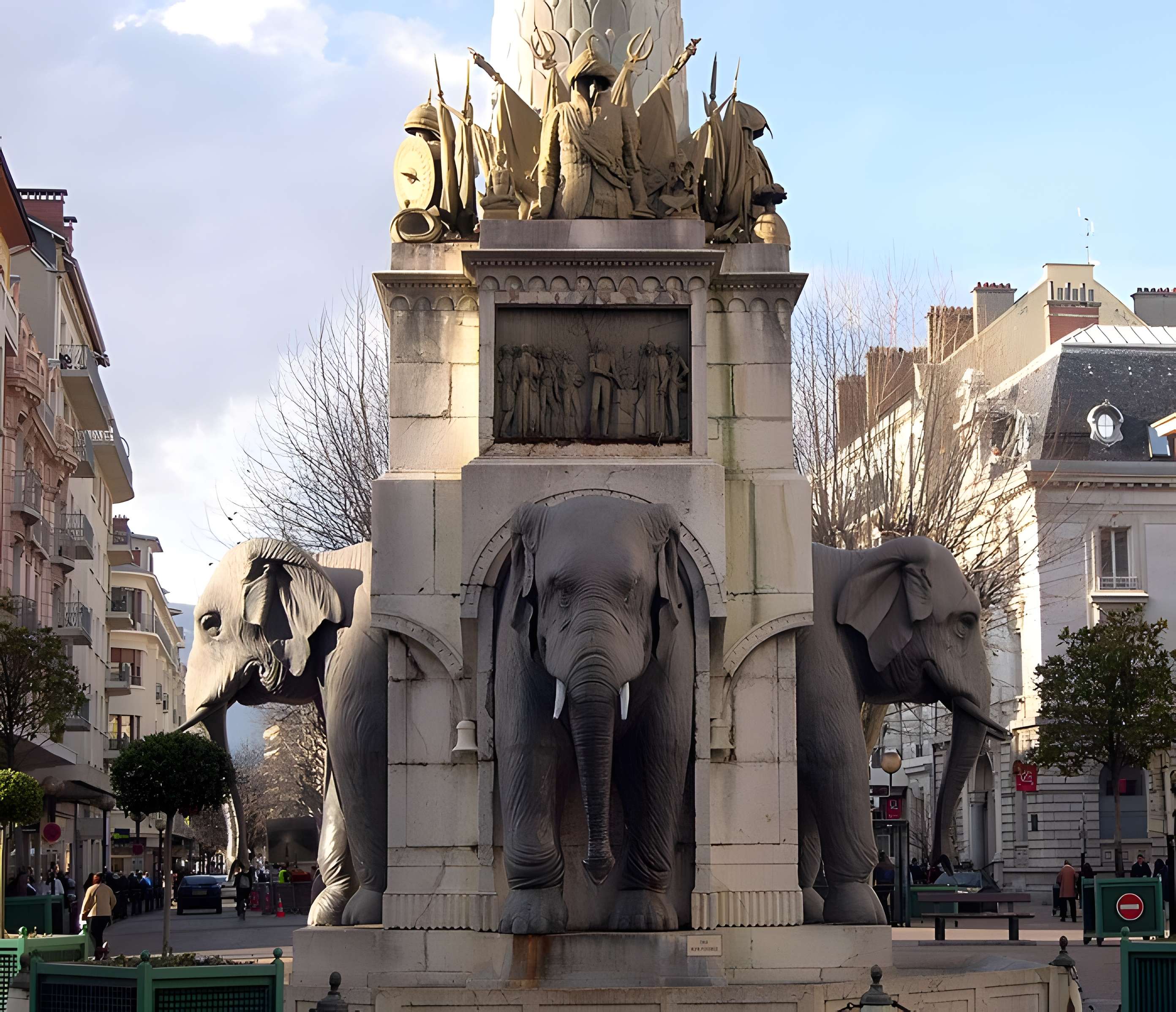 Fontaine des éléphants de Chambéry