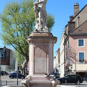 Fontaine de Neptune à Chalon-sur-Saône