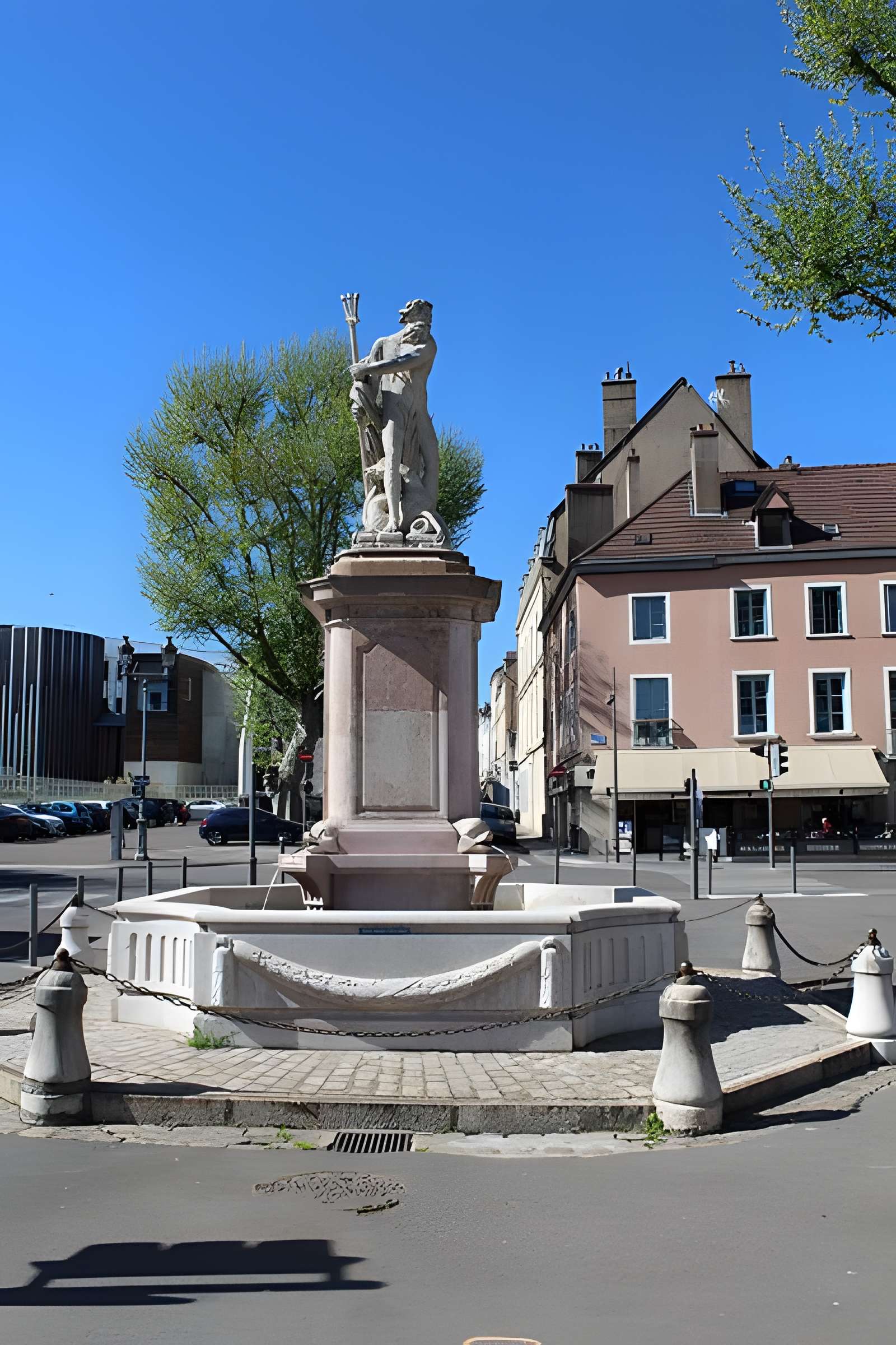 Fontaine de Neptune à Chalon-sur-Saône