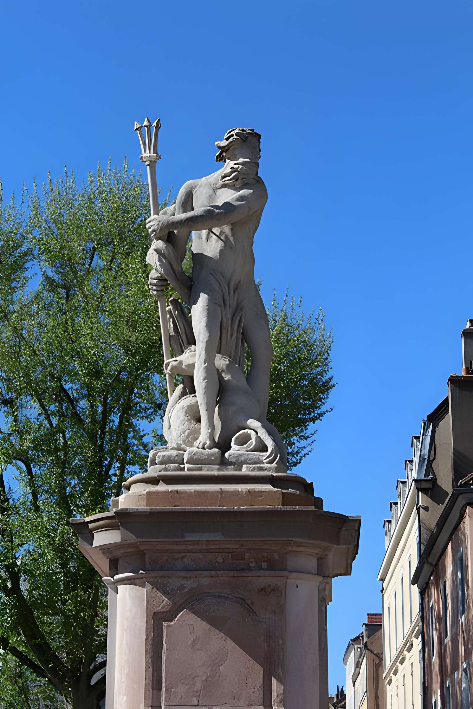 Fontaine de Neptune à Chalon-sur-Saône