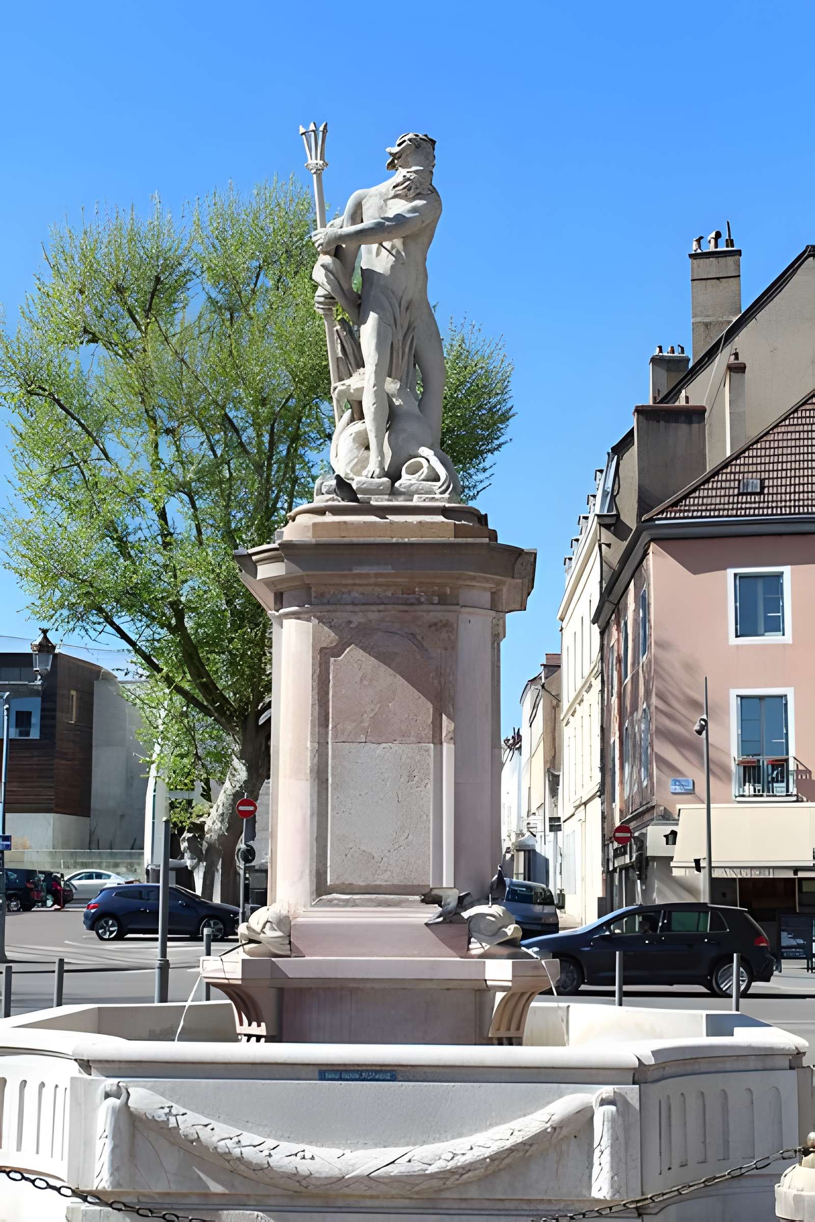 Fontaine de Neptune à Chalon-sur-Saône