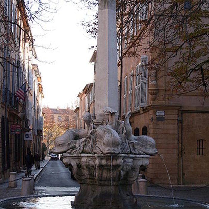 Photo de Fontaine des Quatre-Dauphins dAix-en-Provence
