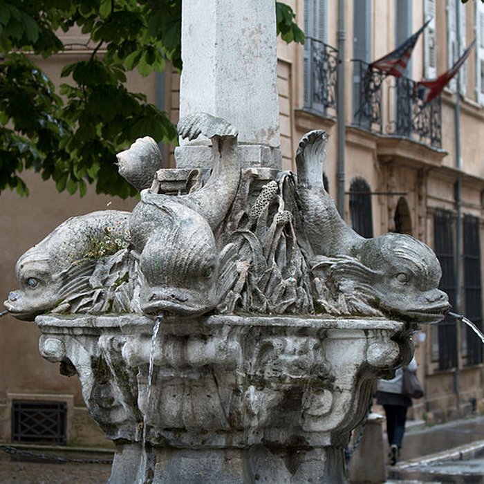 Photo de Fontaine des Quatre-Dauphins dAix-en-Provence