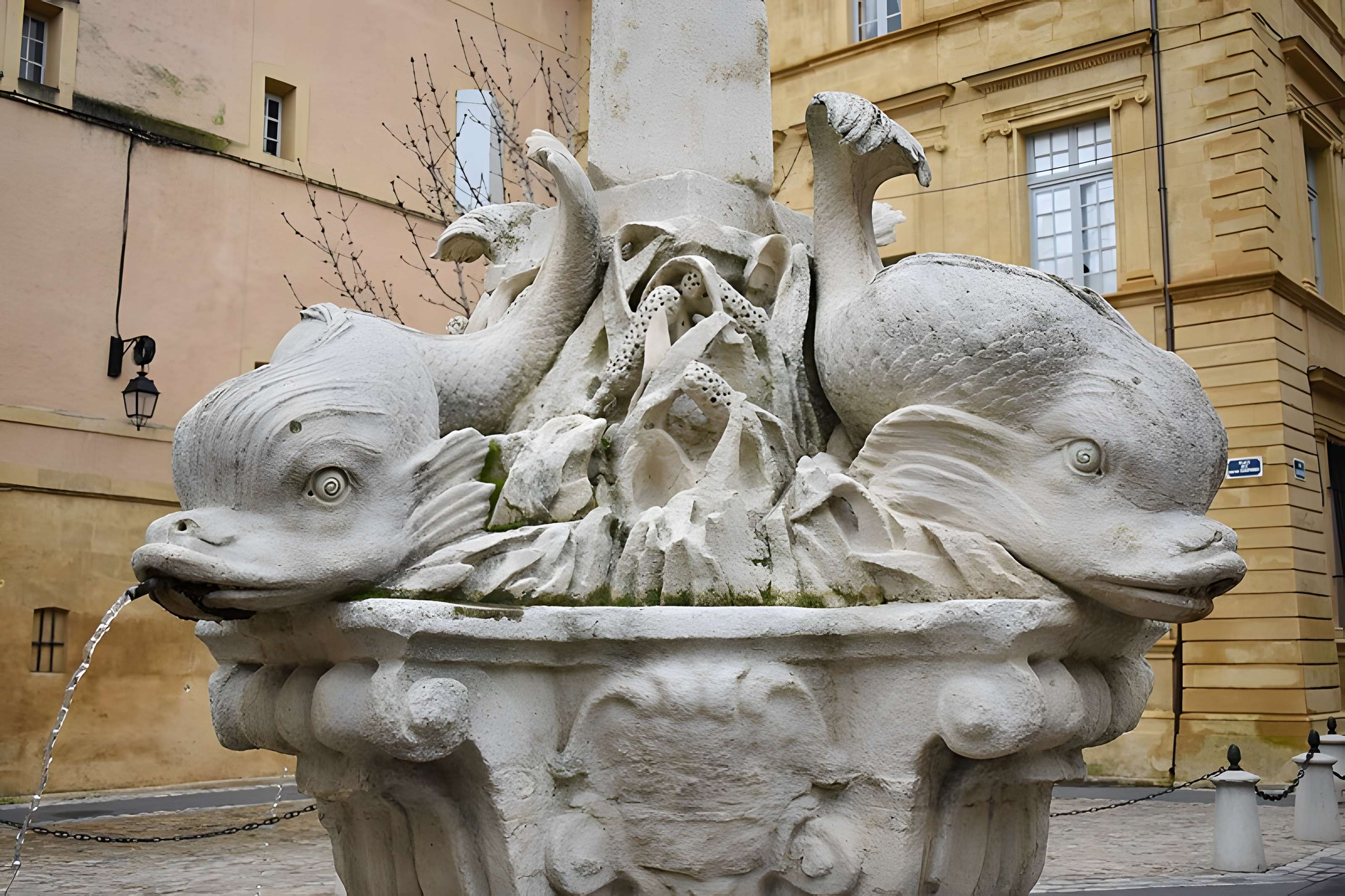Fontaine des Quatre-Dauphins d'Aix-en-Provence