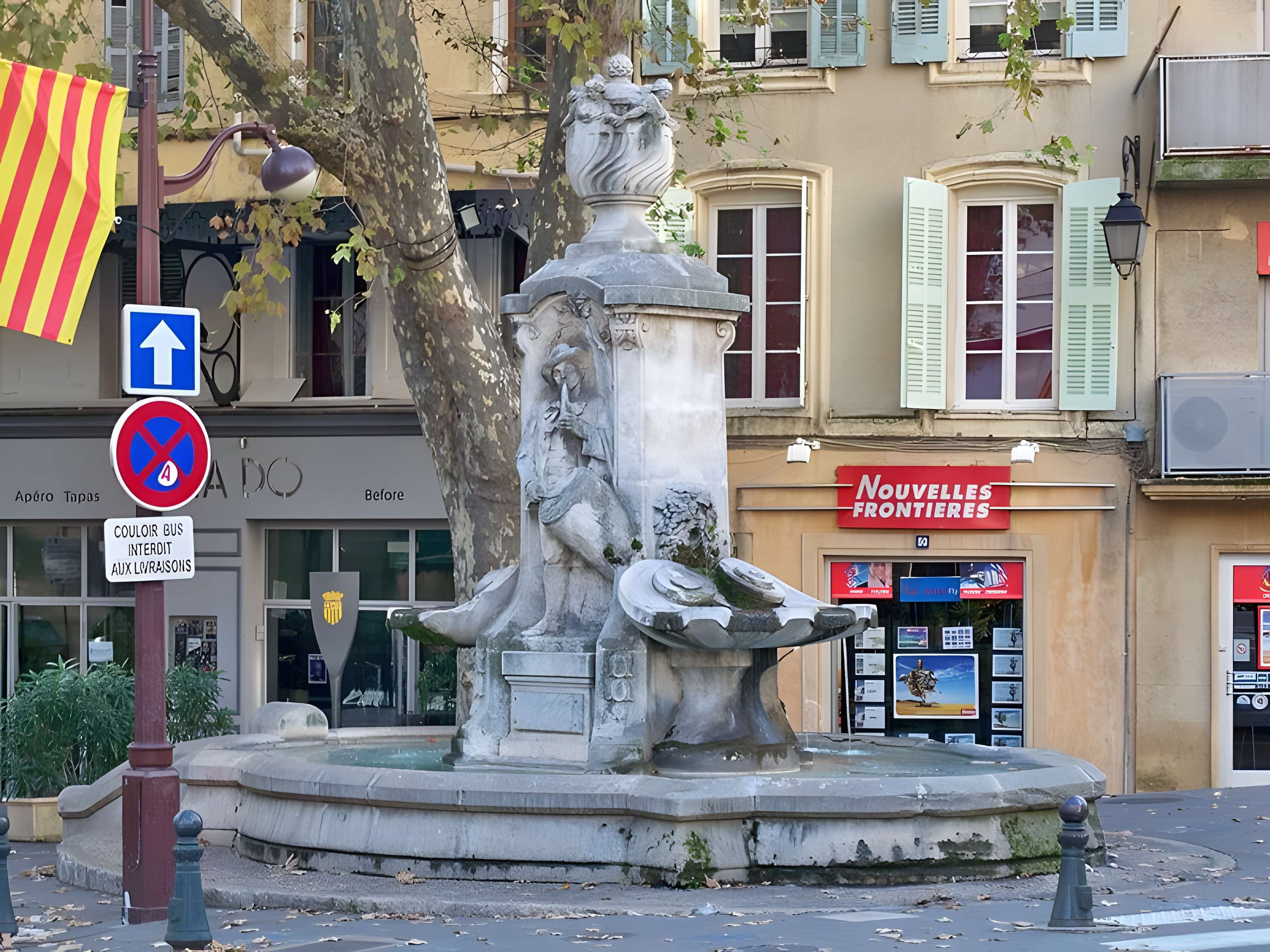 Fontaine du cours Sextius d'Aix-en-Provence 