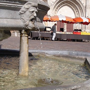 Fontaine Place Saint-Étienne à Toulouse 