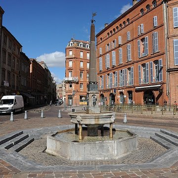 Fontaine Place Saint-Étienne à Toulouse 