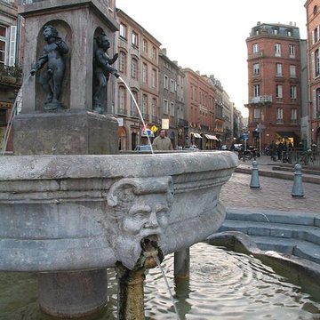 Fontaine Place Saint-Étienne à Toulouse 