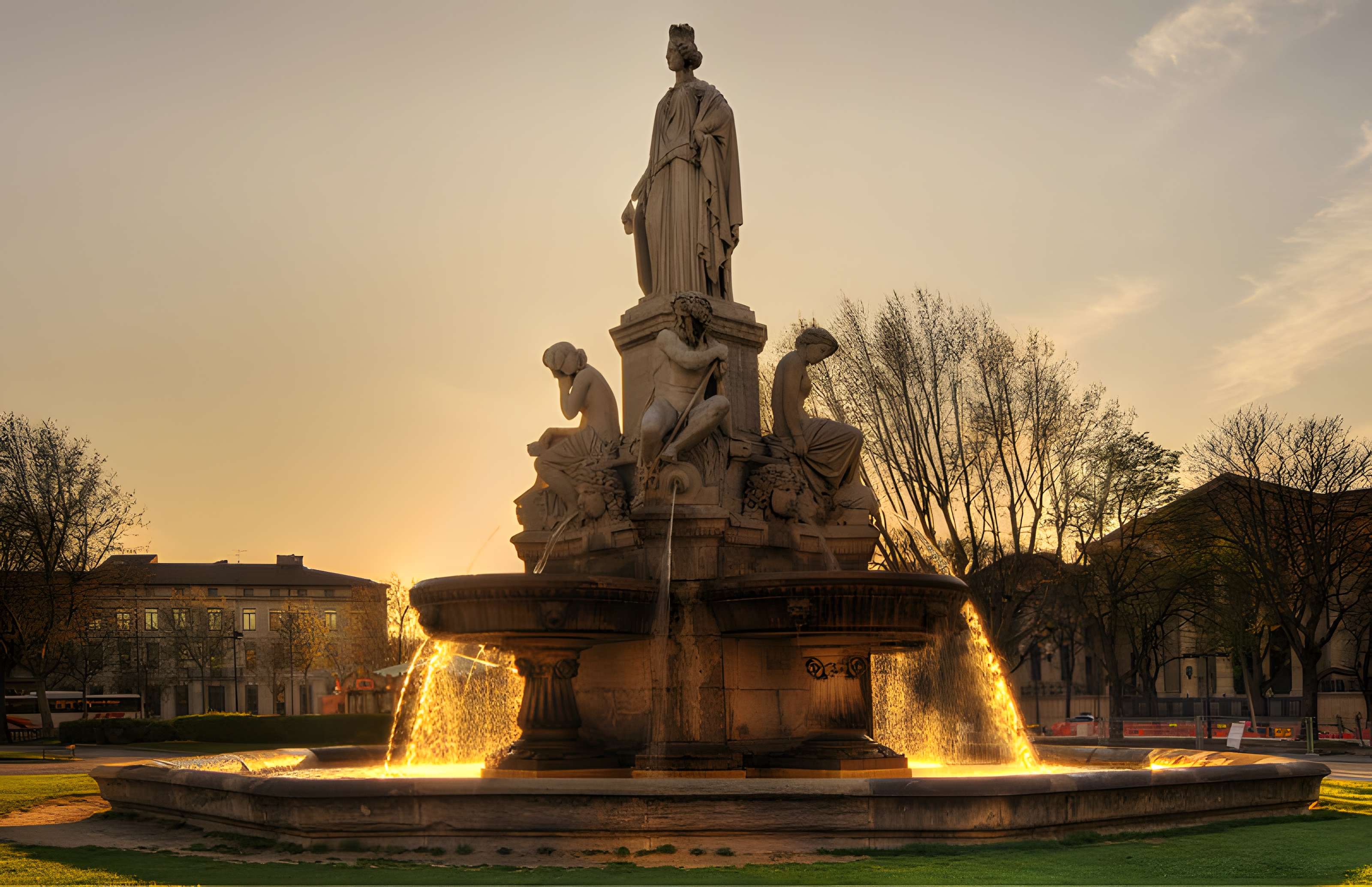 Fontaine Pradier de Nîmes