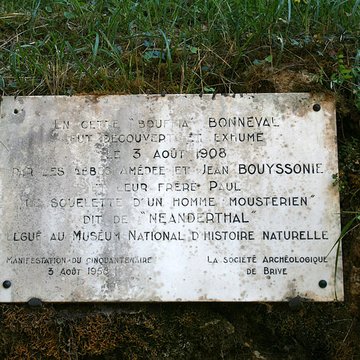 Gisement préhistorique Bouffia Bonneval à La Chapelle-Saint-Géraud