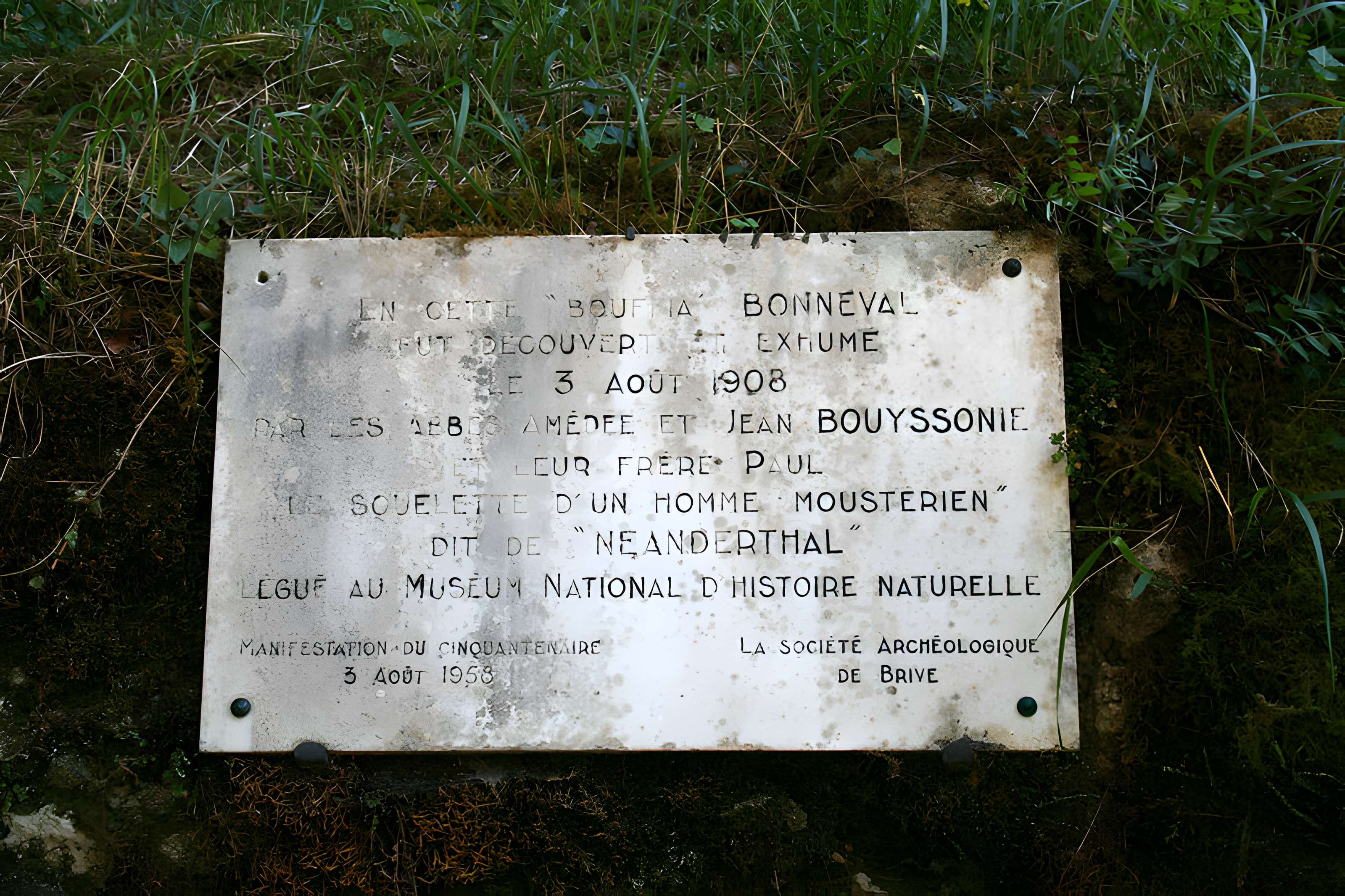 Gisement préhistorique Bouffia Bonneval à La Chapelle-Saint-Géraud