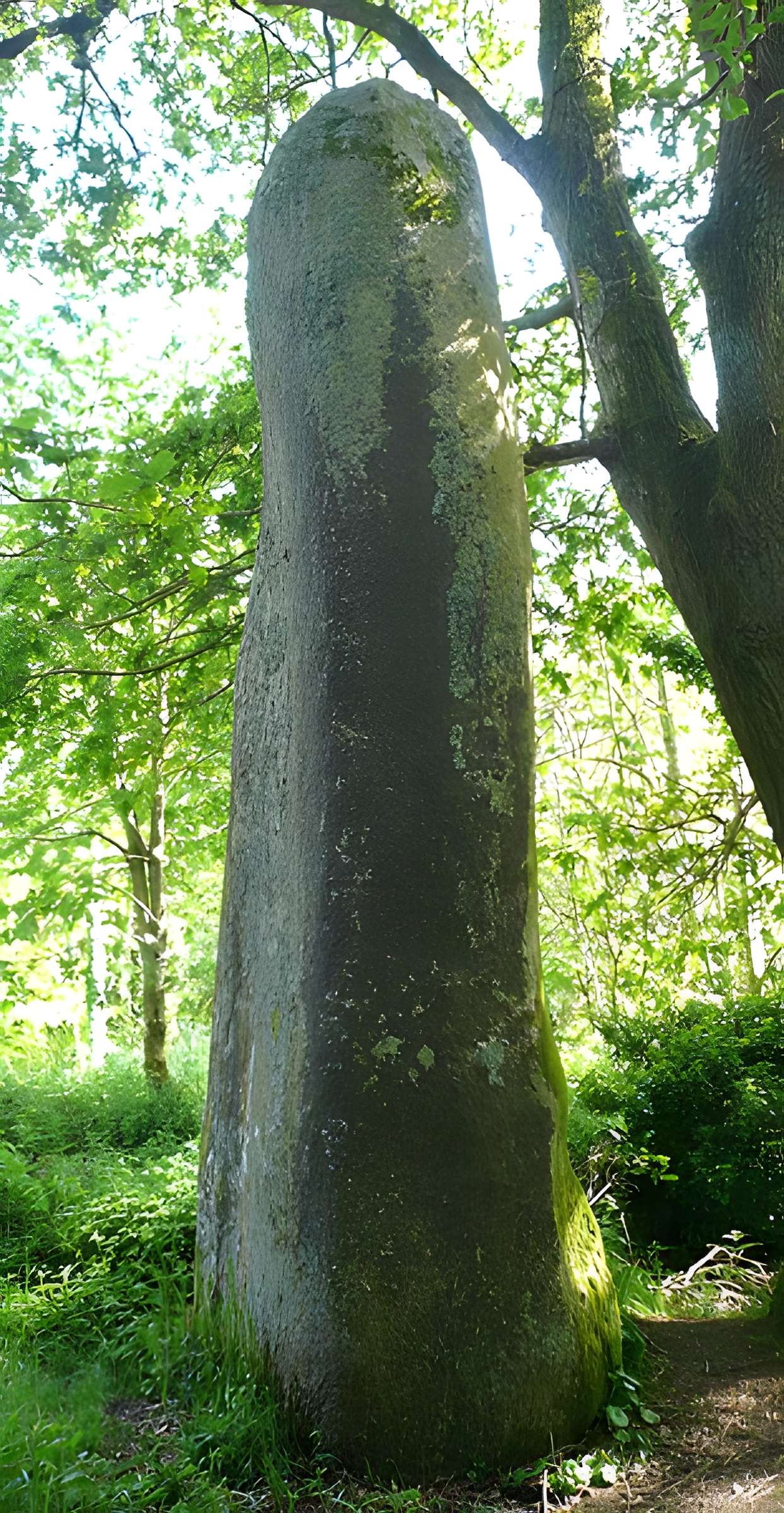 Grand menhir de Kerangosker à Pont-Aven