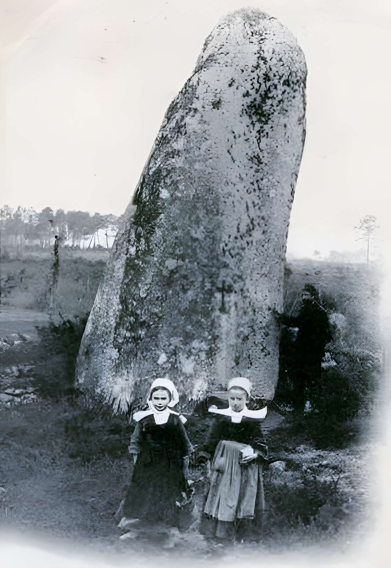 Grand menhir de Kerangosker à Pont-Aven