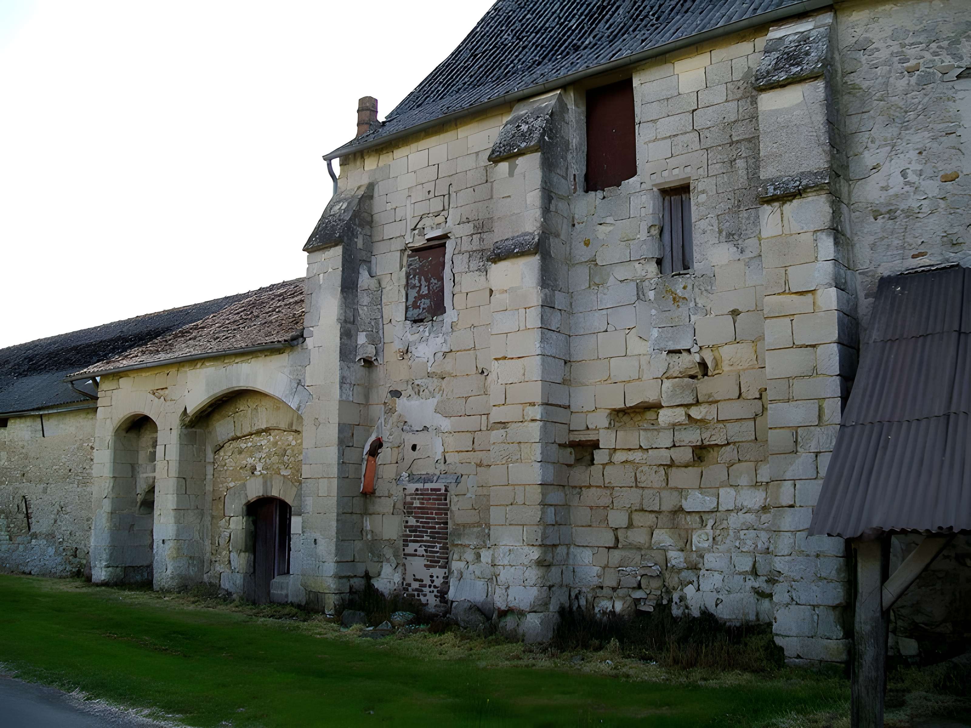 Grange de la ferme de Fourcheret à Fontaine-Chaalis