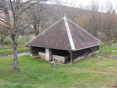Photo de Fontaine-lavoir d'Hyèvre-Paroisse