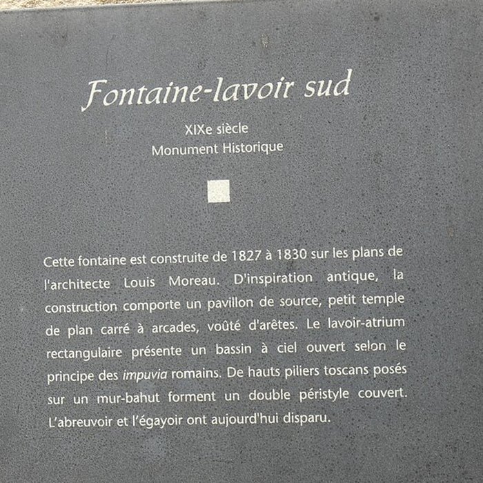 Photo de Fontaine-lavoir sud dOyrières