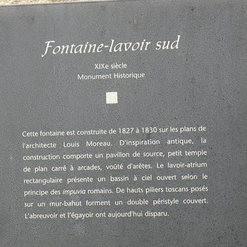 Fontaine-lavoir sud dOyrières