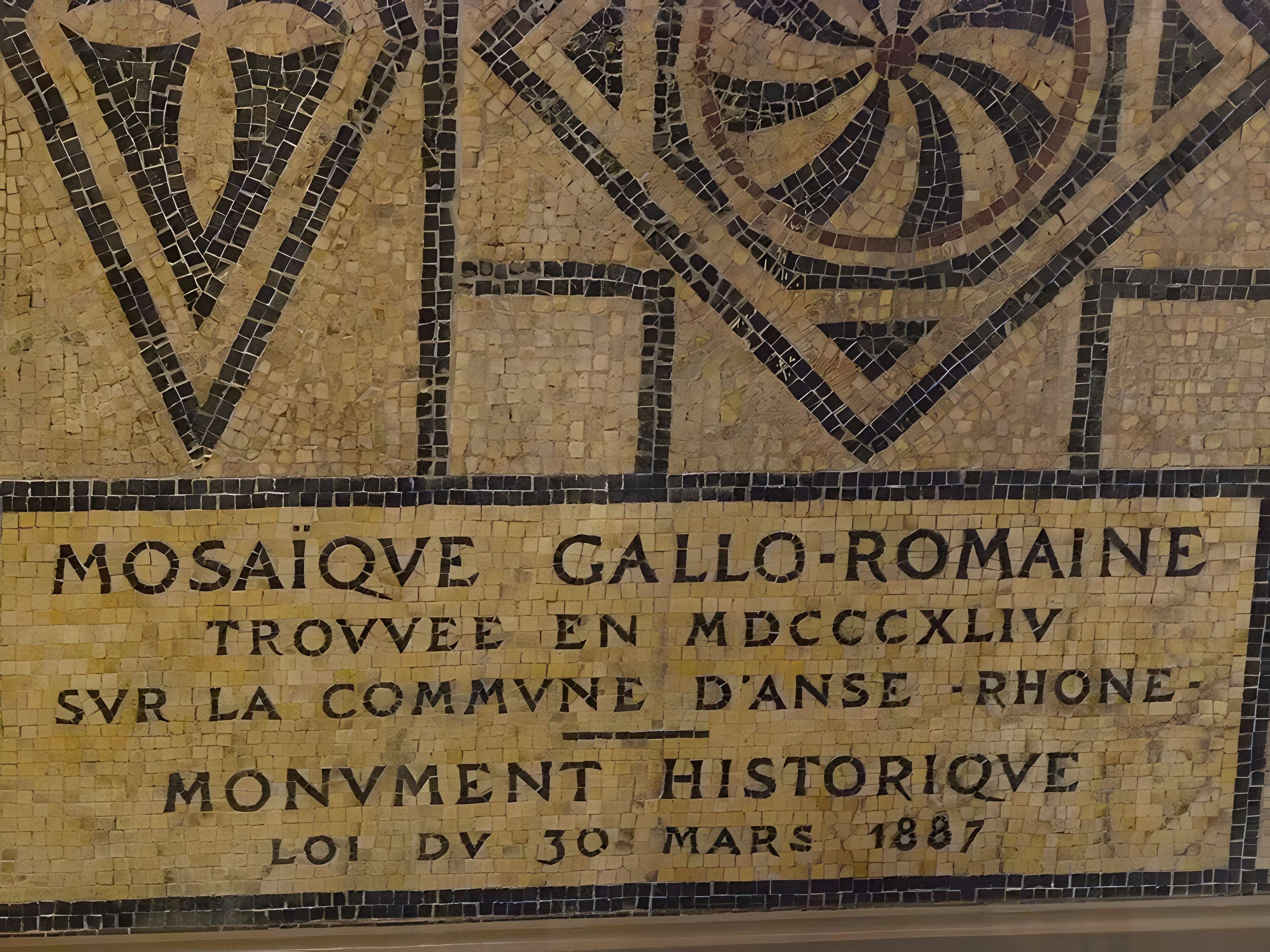 Habitat gallo-romain de la Grange du Bief à Anse