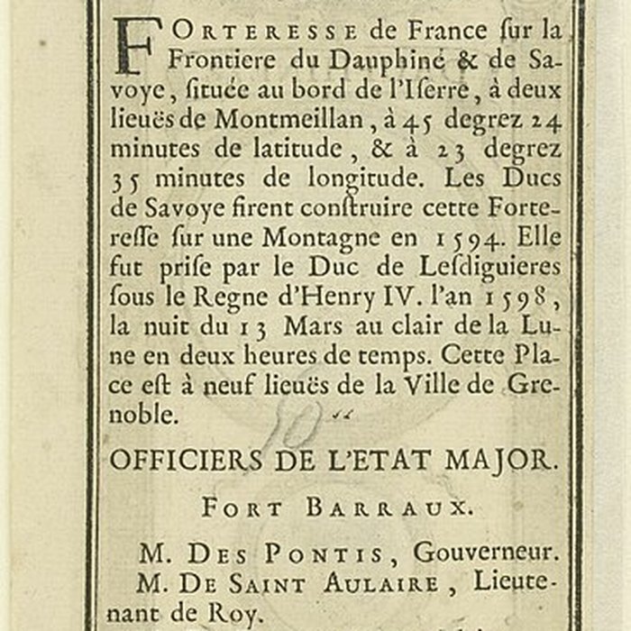 Photo de Fort Barraux