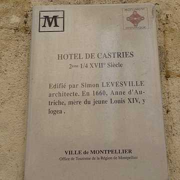 Hôtel de Castries à Montpellier