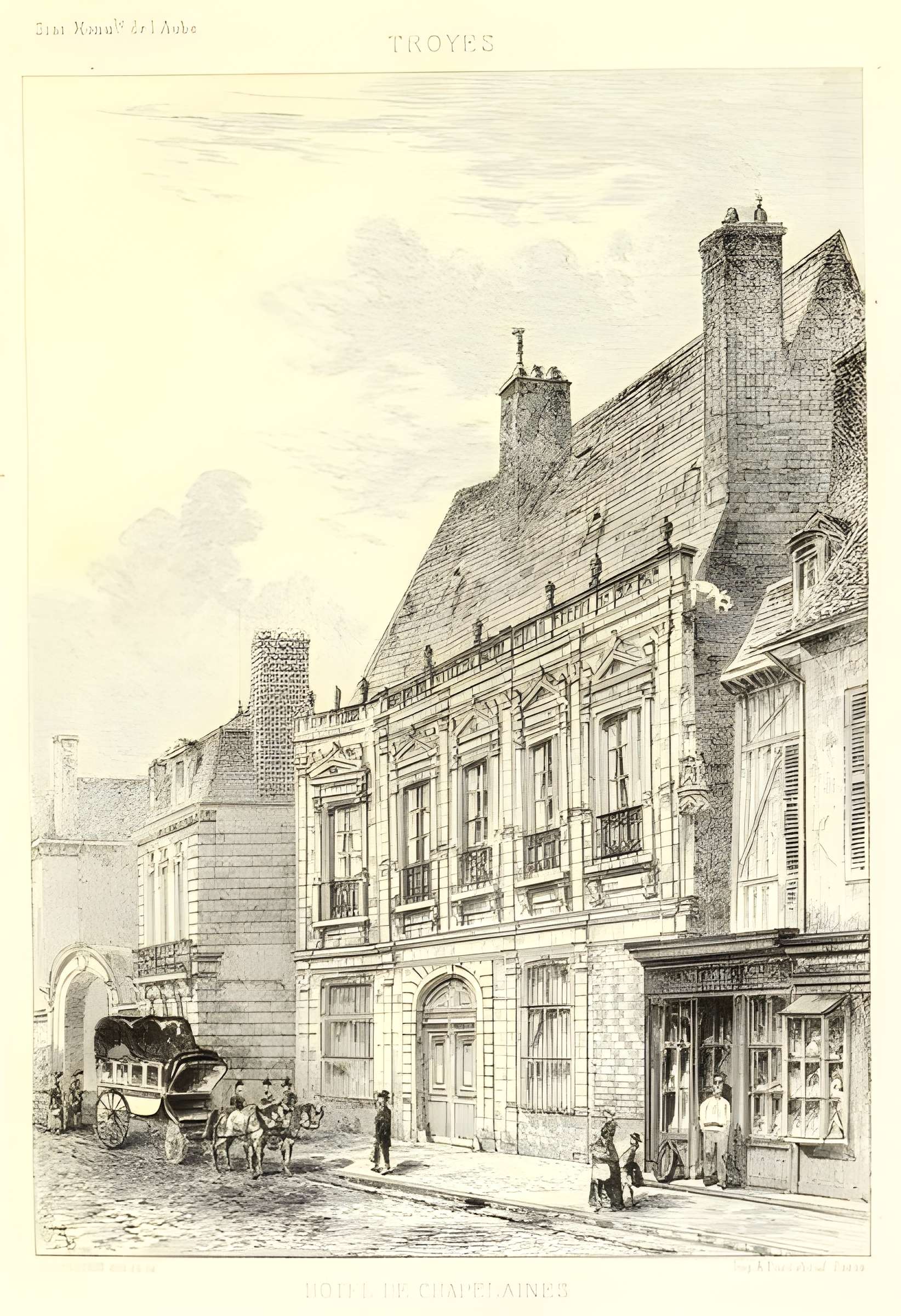 Hôtel de Chapelaines à Troyes