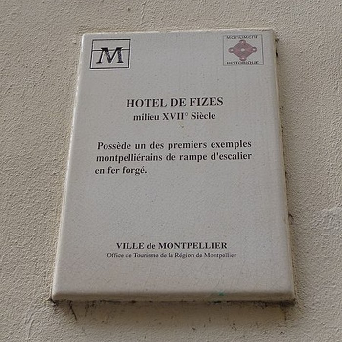 Photo de Hôtel de Fizes à Montpellier