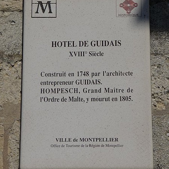 Photo de Hôtel de Guidais à Montpellier