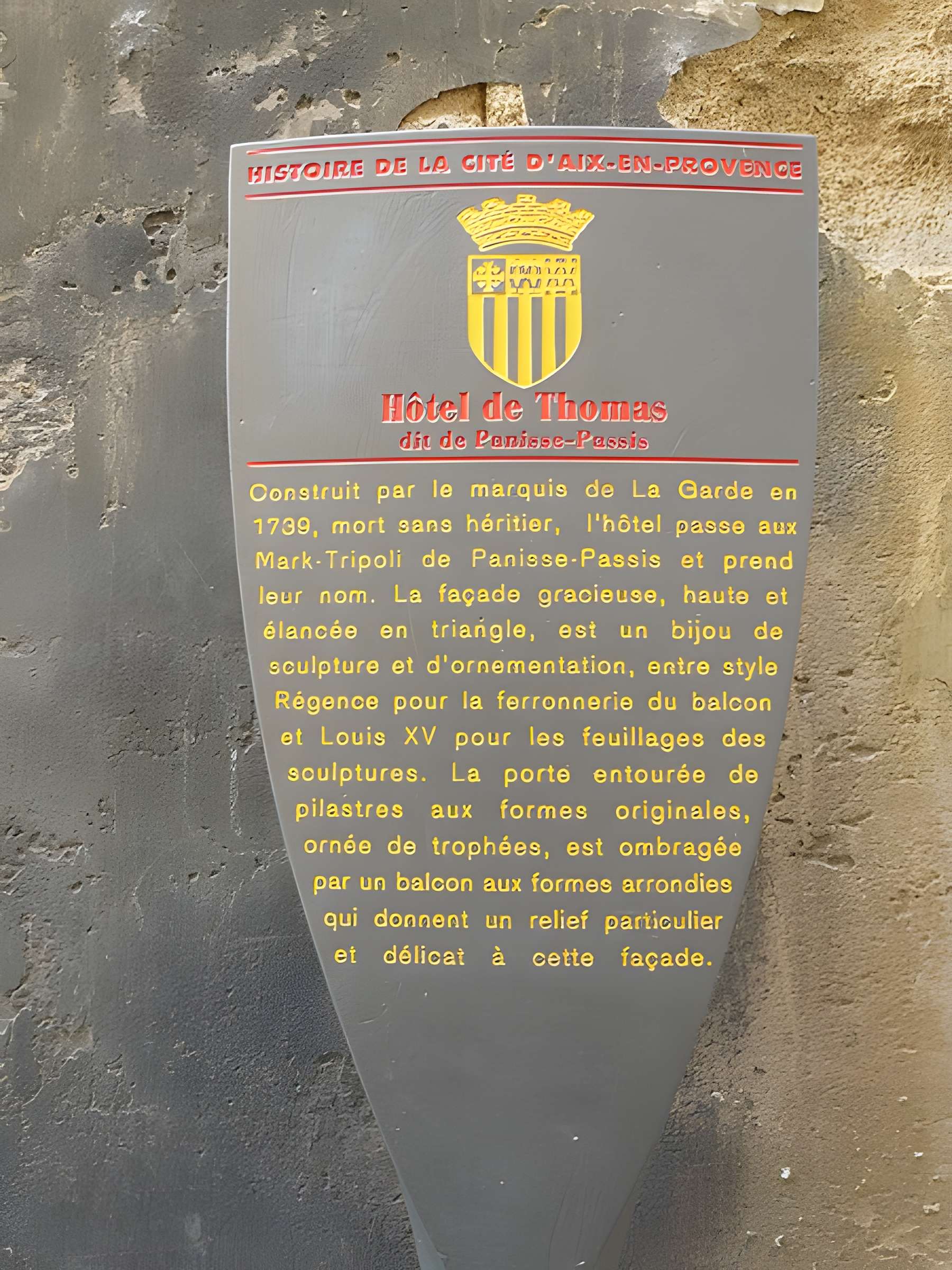 Hôtel de Panisse à Aix-en-Provence