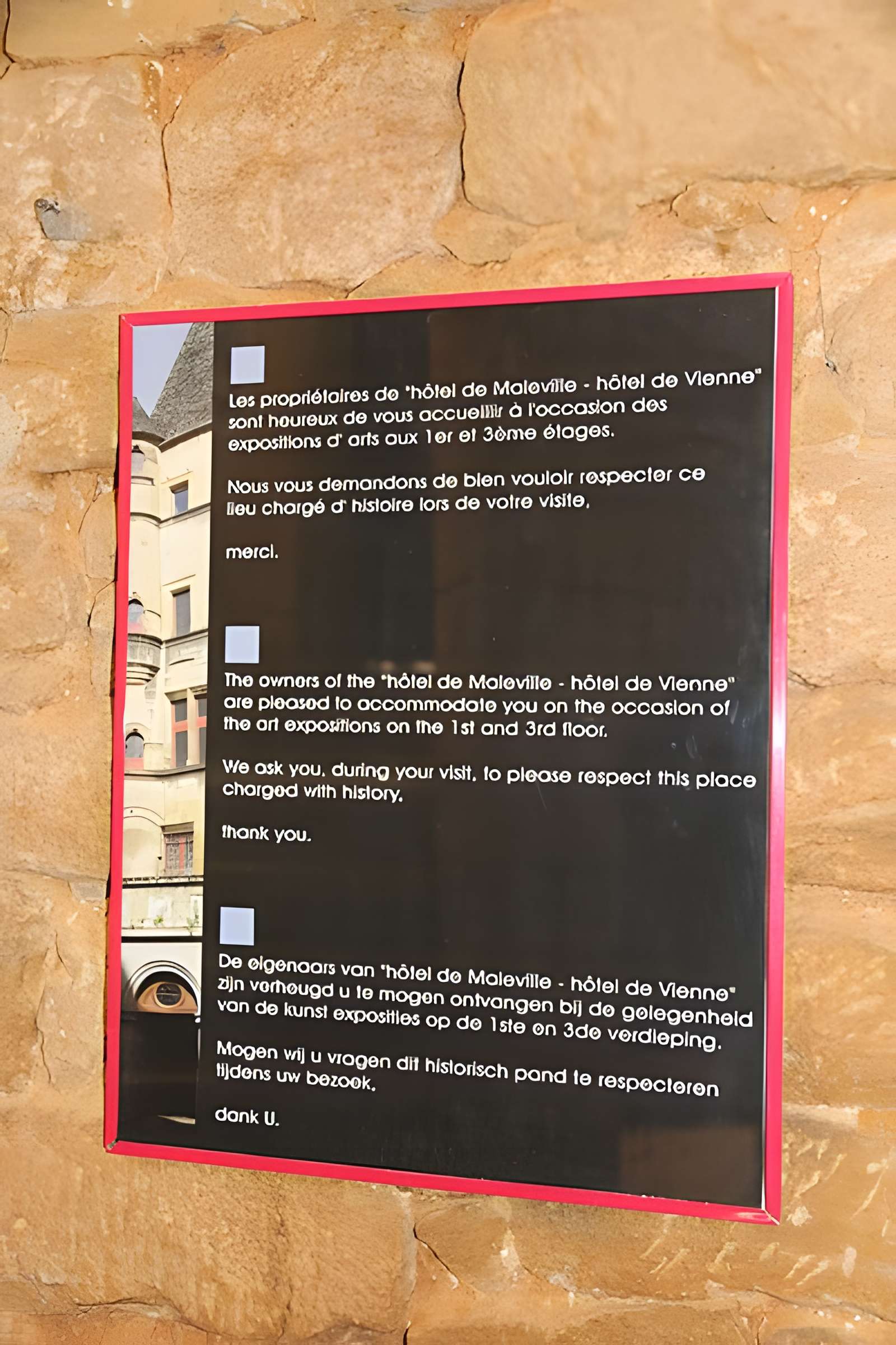 Hôtel de Vienne à Sarlat-la-Canéda 