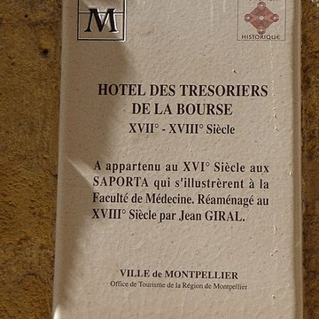 Hôtel des Trésoriers de la Bourse à Montpellier