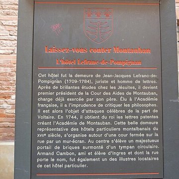 Hôtel Le Franc de Pompignan à Montauban