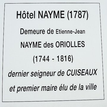 Hôtel Nayme à Cuiseaux