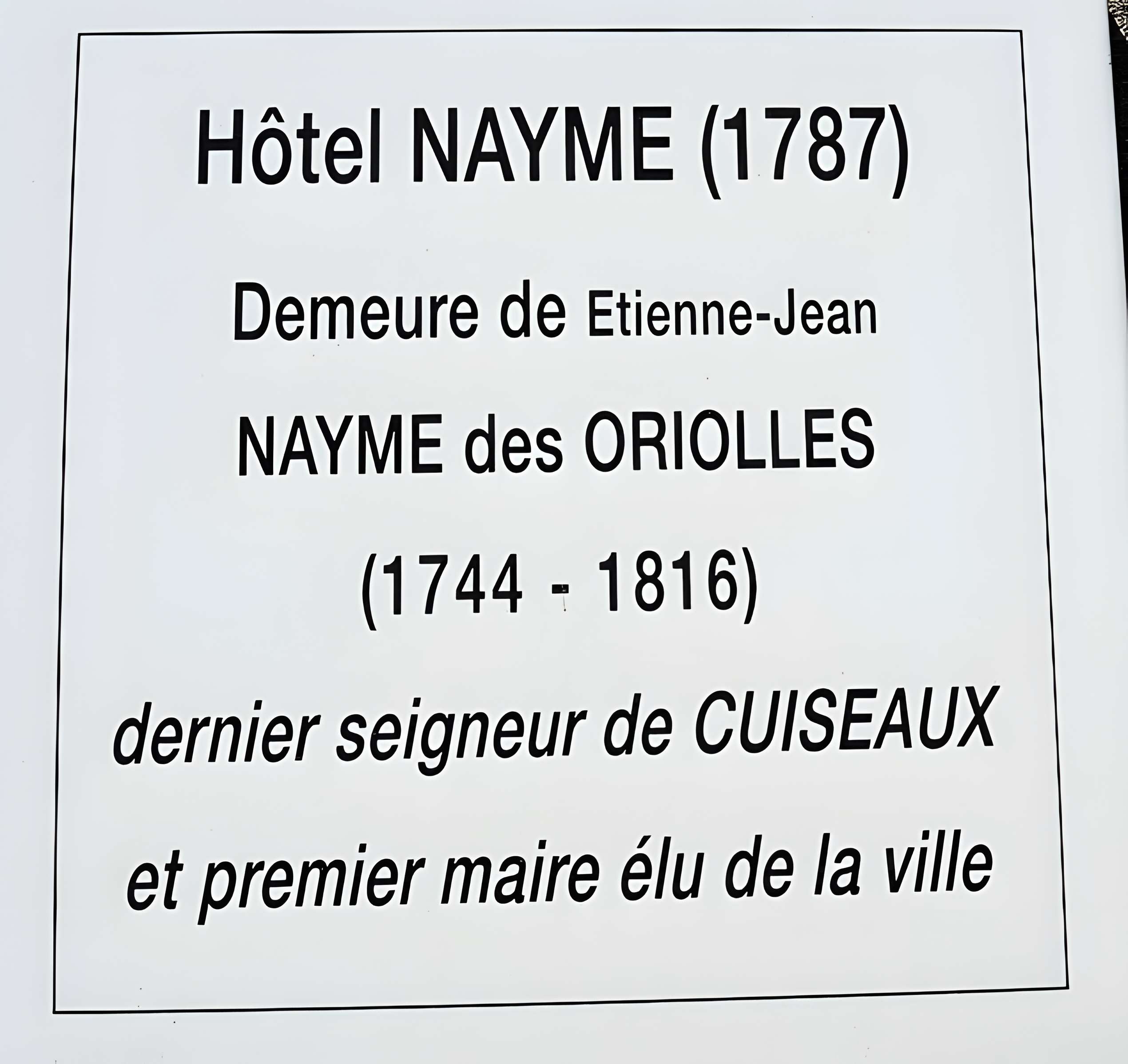 Hôtel Nayme à Cuiseaux