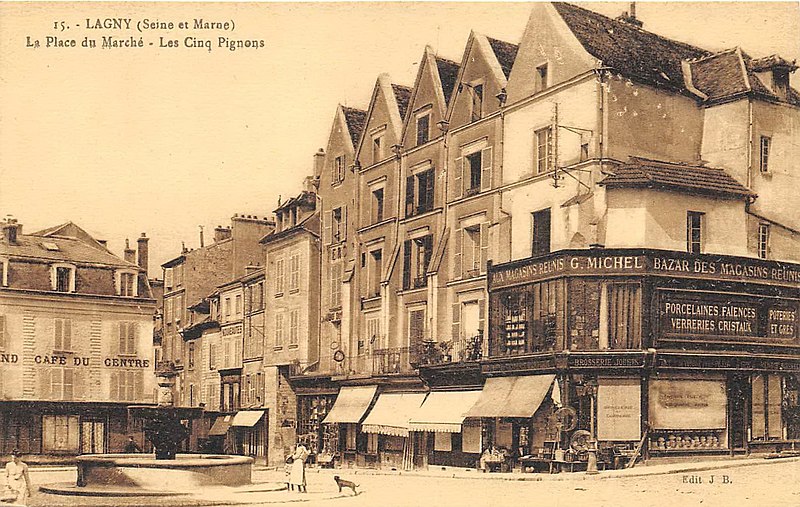 Immeuble, 1-3-5 Place de la Fontaine à Lagny-sur-Marne