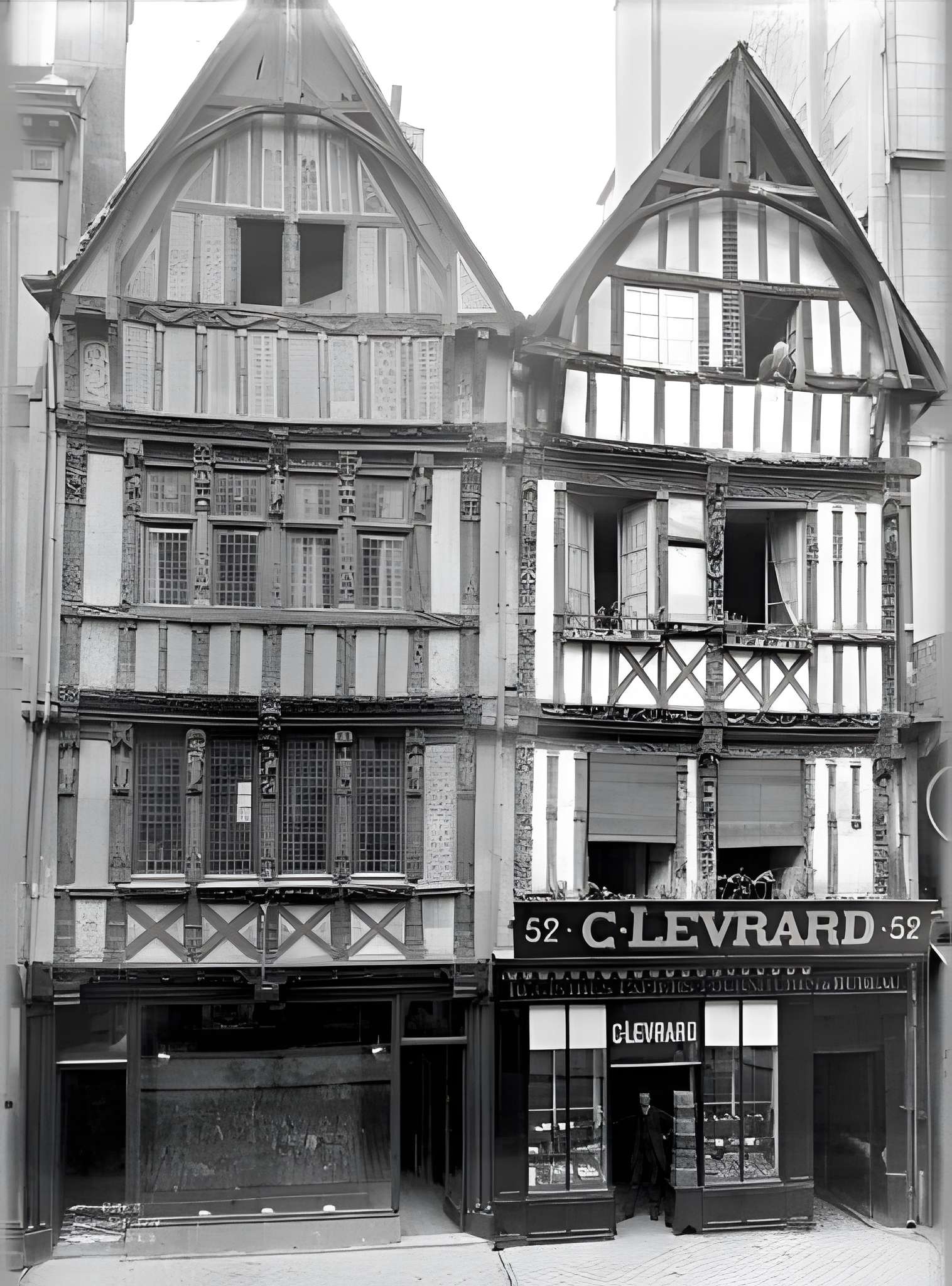 Immeuble, 52 Rue Saint-Pierre à Caen