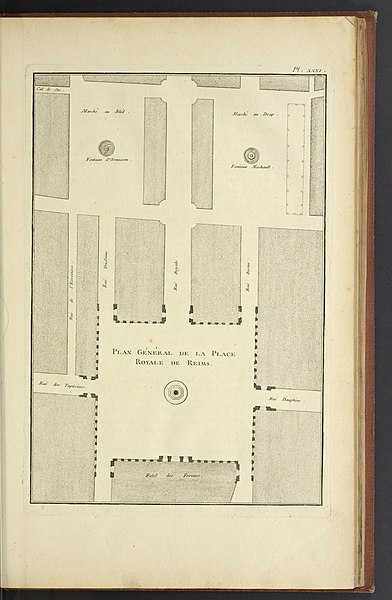 Immeubles de la Place Royale de Reims