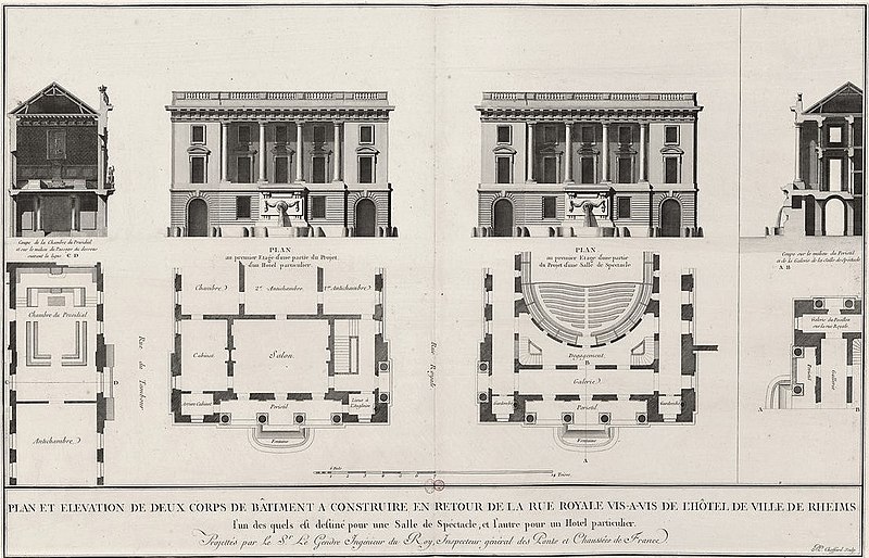 Immeubles de la Place Royale de Reims