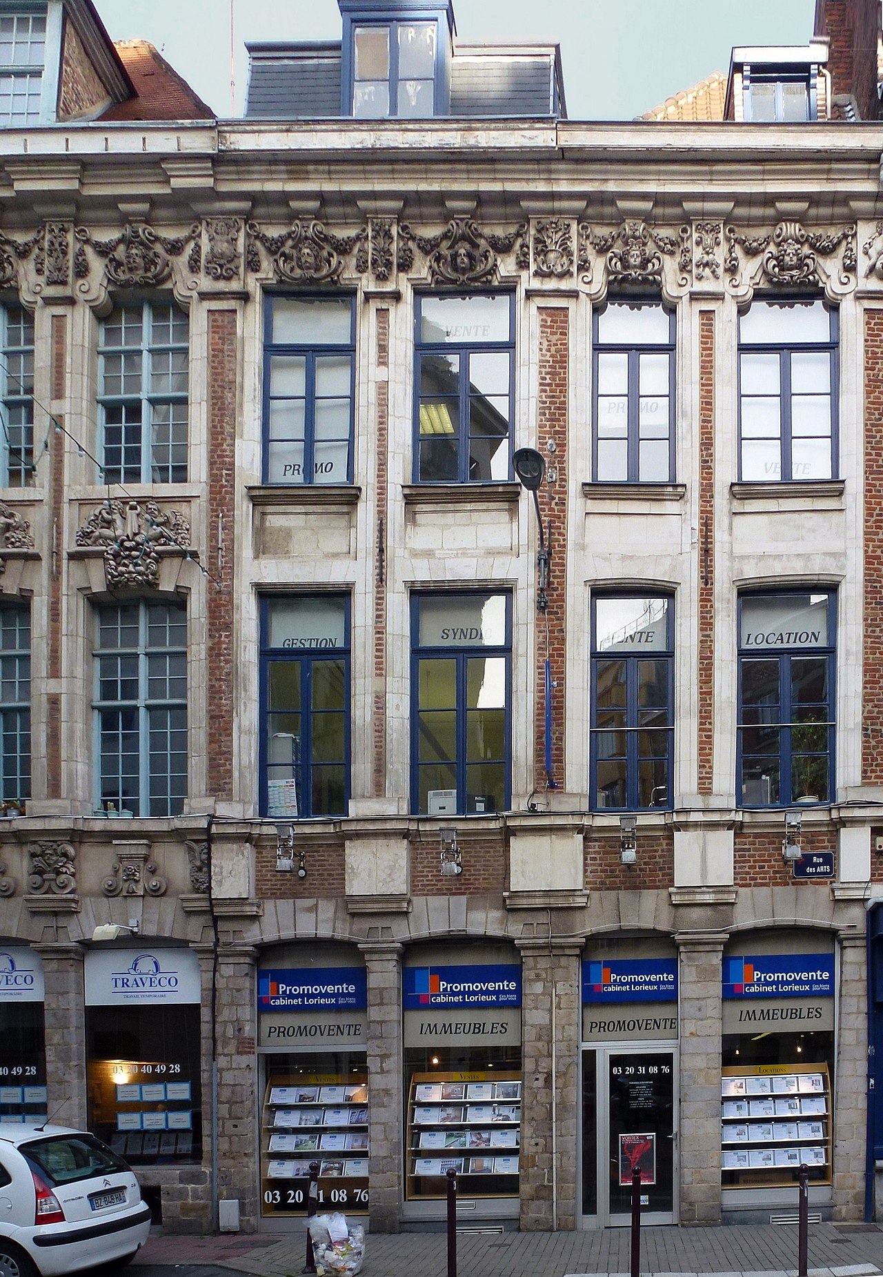 Immeubles, 15-17 Rue des Arts à Lille